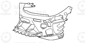 Рамка Крепления Л
 BMW 51118069415