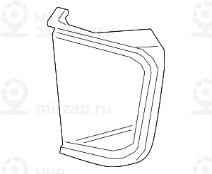 Luftfьhrung Moek Geschlossen Rechts
 BMW 51118070322