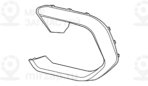 Молдинг решетки радиатора
 BMW 51118081637
