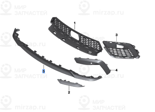 Передний Спойлер
 BMW 51118081764