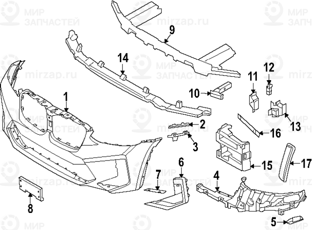 Запчасть BMW 51118084913