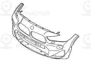 Verkleidung Stossfdng
 BMW 51118090123