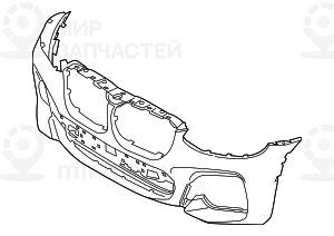 Verkleidung Stossfгѓв¤Nger Grundiert Vorn
 BMW 51118091989