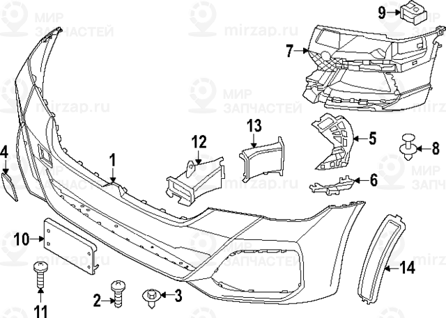 Крепление Противотуманной Фары Л
 BMW 51118098675