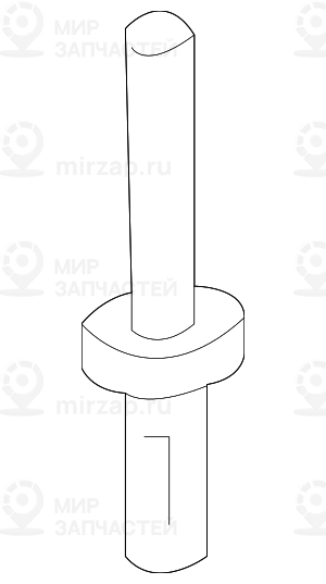 Вытяжная заклепка с буртиком
 BMW 51118222901