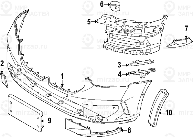 Halterahmen Rechts
 BMW 51119879292