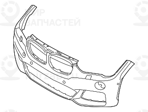 Облицовка бампера
 BMW 51119883765