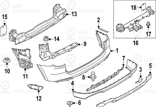 Verkleidung Stossfdng
 BMW 51125A41F88