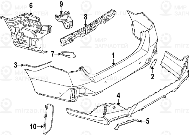 Запчасть BMW 51125A5A722