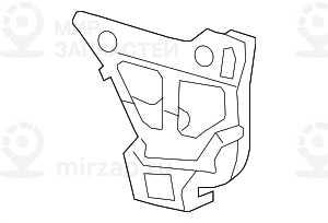 Крепление бампера Л Зд
 BMW 51127158445