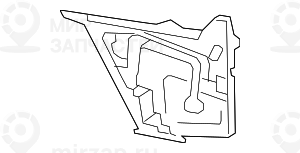 Крепление Л Зд
 BMW 51127201217
