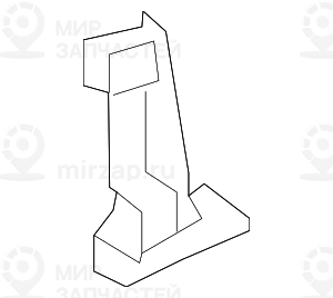Крепление заднего бампера правый угол
 BMW 51127226936