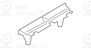 Среднее крепление заднего бампера
 BMW 51127294391