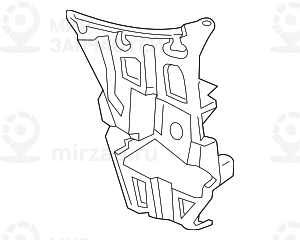 Aufnahme Stossfдnger Hinten Links
 BMW 51127332317