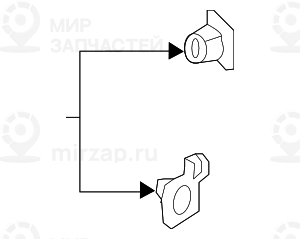 Satz Aufnahme Pdc-/Pma-Sensor Hinten
 BMW 51127498371