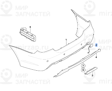 Крышка буксирной проушины загрунтов. M
 BMW 51127897217