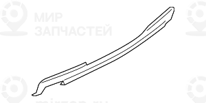 Накладка заднего бампера M - DARKSHADOW
 BMW 51127906248