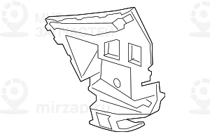 Aufnahme Stossf?nger Hinten Rechts
 BMW 51128056482