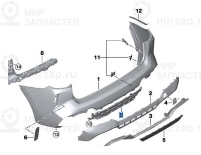 Запчасть BMW 51128065256