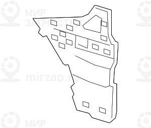 КРОНШТЕЙН ЗАДНЕГО БАМПЕРА ПРАВЫЙ
 BMW 51128069248