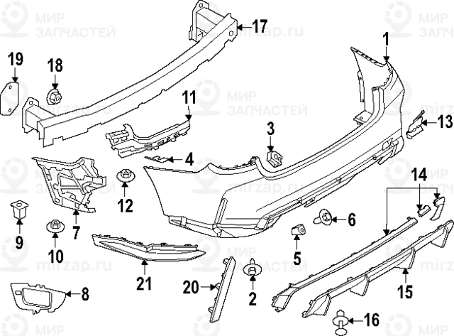 Aufnahme Stossfdnger
 BMW 51128069446