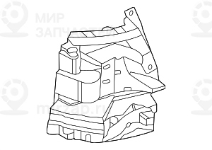 Крепление Заднего Бампера Правый Угол
 BMW 51128069961
