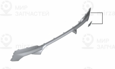 Blende Stossfдnger Hinten Grundiert
 BMW 51128073379