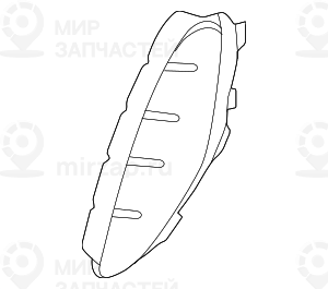 Решетка Бампера Л Зд
 BMW 51128092245