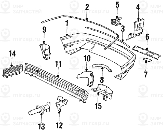 Кронштейн Л
 BMW 51128108363