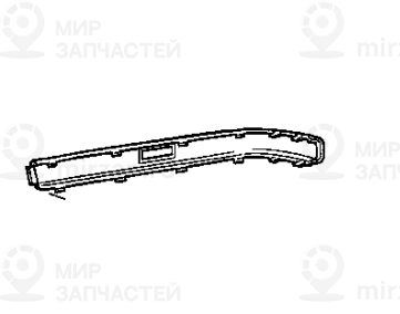 Защитная планка П
 BMW 51128148818