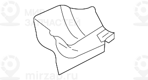 Щиток облицовки задней части П
 BMW 51128269746