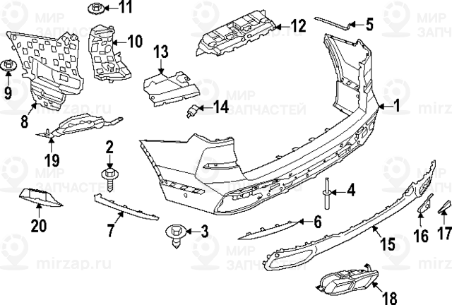 Запчасть BMW 51128745741
