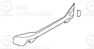 Облицовка Бампера Зд Нж
 BMW 51129853353