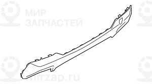 Облицовка Бампера Зд Нж
 BMW 51129854828