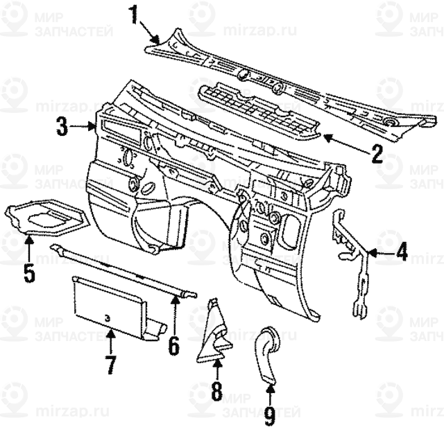 Декоративная решетка
 BMW 51131977679