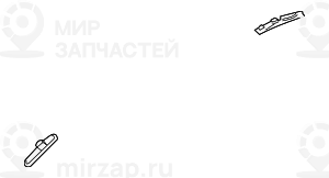 Уплотнитель основания леера Пд и Зд 21X15
 BMW 51133414603