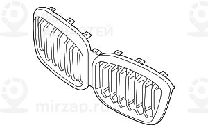 Передняя Декоративная Решетка
 BMW 51135A20762