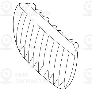 Декоративная решетка П SCHWARZ
 BMW 51137008916