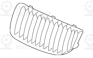 Декоративная решетка П CHROM
 BMW 51137201970