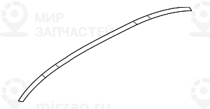 Декоративная планка крыши загрунт. л
 BMW 51137341891