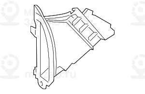 Воздуховод крыла п внутр
 BMW 51137349592