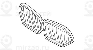 Передняя Декоративная Решетка
 BMW 51137481386