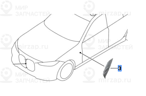 Air Breather Rechts
 BMW 51138074920