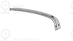 Накладка левая CHROM
 BMW 51138125469