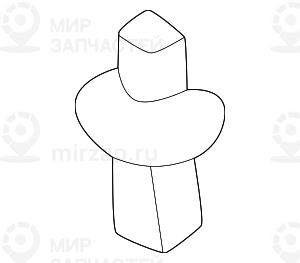 заклепка с распорной втулкой
 BMW 51138174852