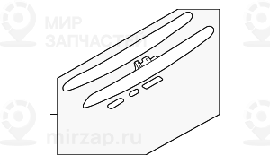 Ручка багажной двери с кнопкой GRUNDIERT
 BMW 51138244714