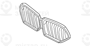 Передняя Декоративная Решетка
 BMW 51138494885