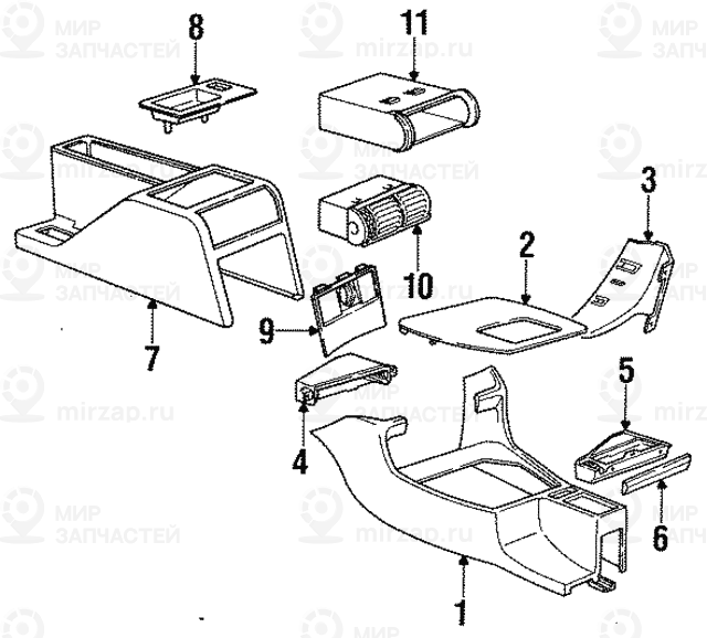 Накладка
 BMW 51161946190