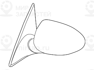 Электр.наружн.зеркало обогрев. П грунтов M
 BMW 51162694892