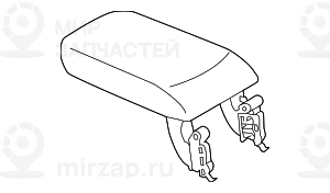 Armauflage Mittelkonsole Leder
 BMW 51166814805